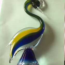 Vintage Murano glass bird