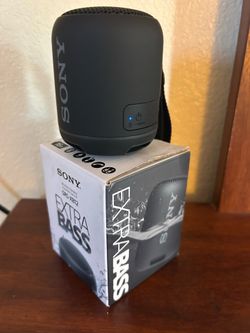Sony Extra Bass Portable Bluetooth Black Speaker - SRSXB12