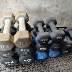 Rubber Coated Dumbbells