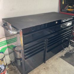 Snap On Master Series Toolbox And Matco Rolling Tool Cart