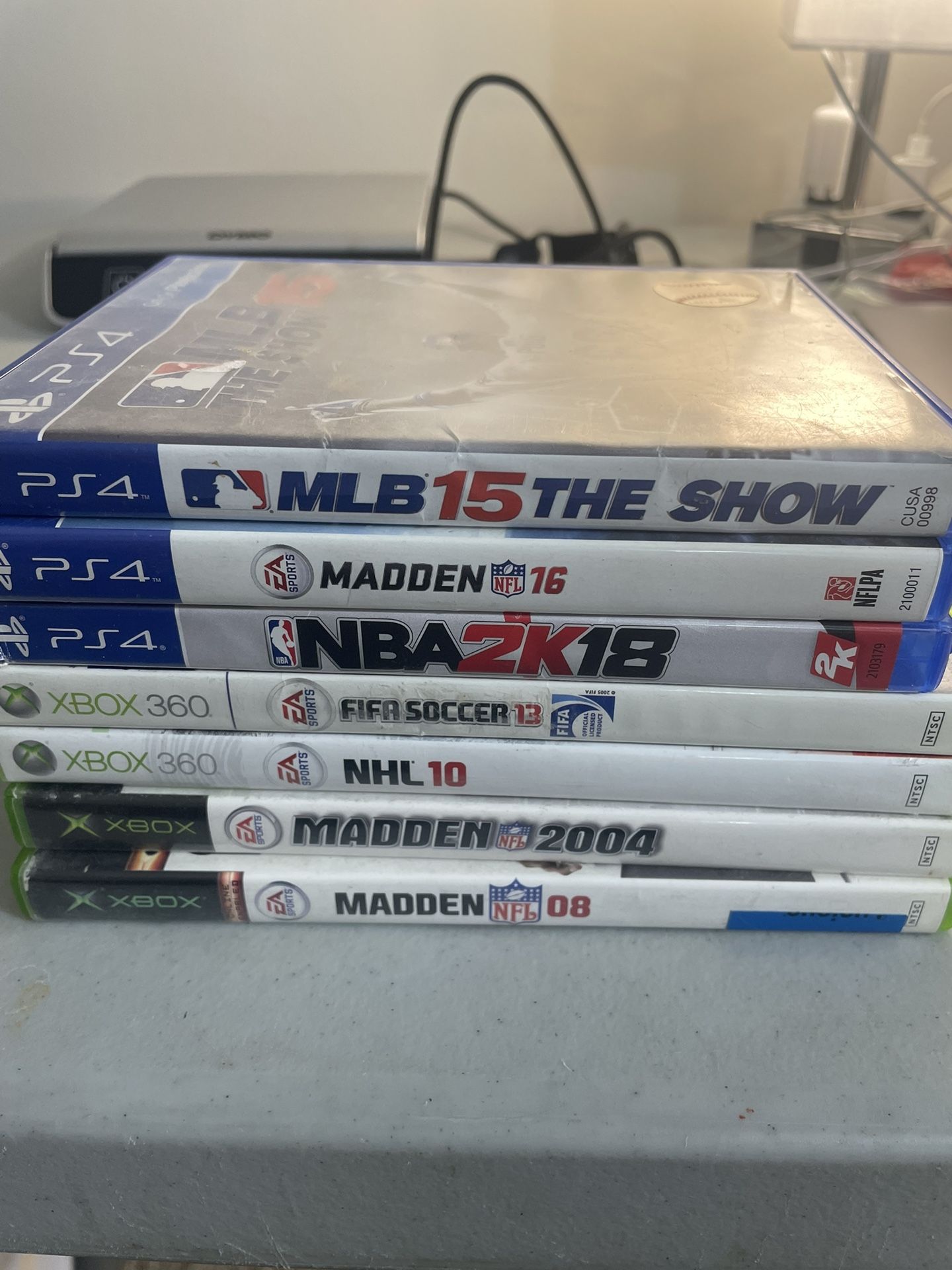 Sports Video Games $1 Each