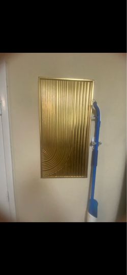 Solid gold wall decor