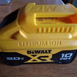 DeWalt 20-volt Max XR 10.0 Amp Hour High Capacity Battery Brand New