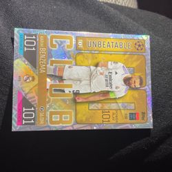 Match Attacks Championship Card Karim Benzema 