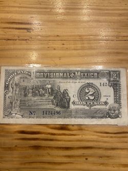 2 pesos rare bill