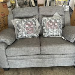 Love Seat Sofa Couch With Cushions