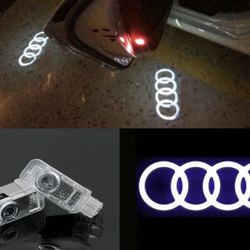 Set of 2 LED Car Door Light HD Logo Courtesy Projector Ghost Laser Lights For Audi RS3