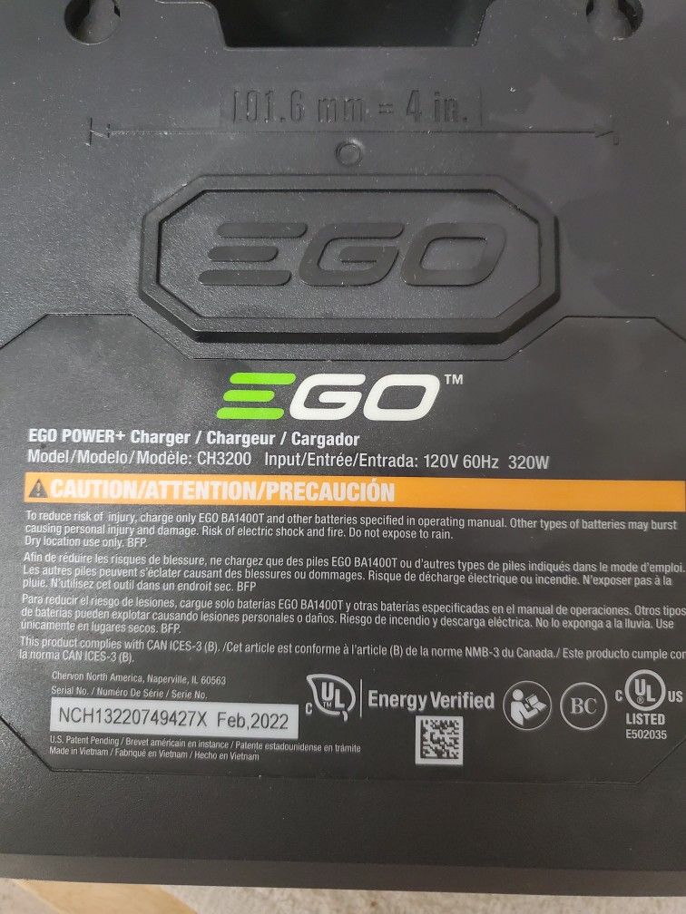 Ego 56v Battery Charger