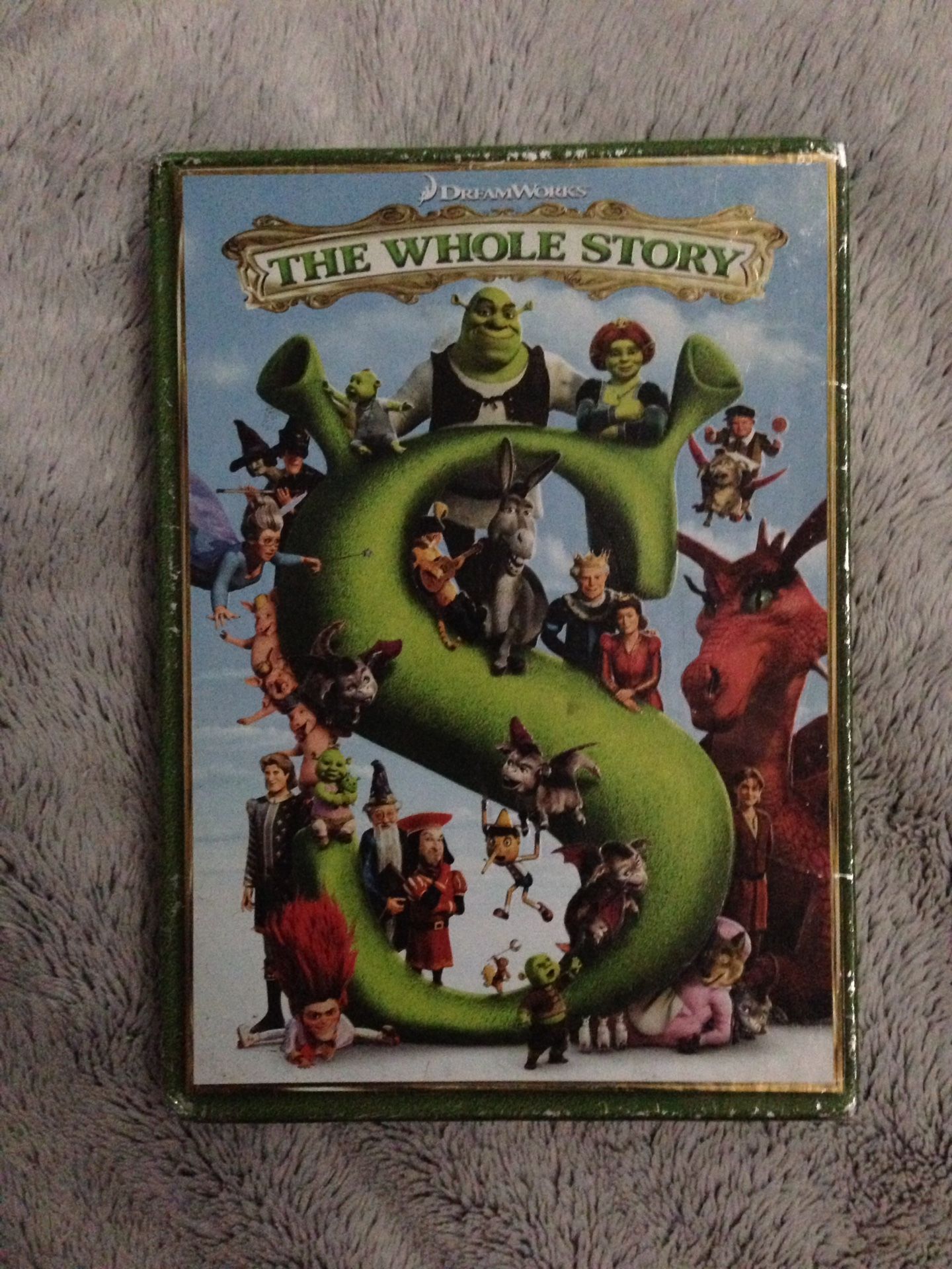 Shrek 1-4 The Whole Story DVDs