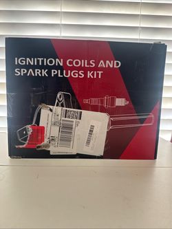 GDSMOTU Ignition Coils And spark Plug Kit Set Of Four, Open Box