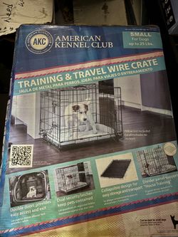 Small dog training crate
