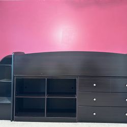 Loft Bed With Storage. Reg. Price 1200. Free Mattress Included.