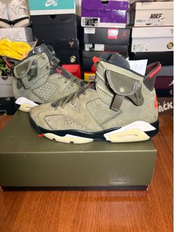 10.5- Travis Scott X Air Jordan 6 Retro ‘Olive’