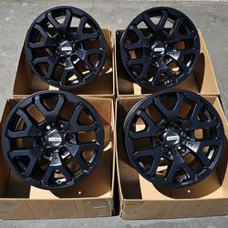 17” Ford Raptor Oem Rims In New Satin Black