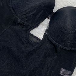 Deep Plunge Low-Back Thong Bodysuit Shapewear by SHAPELLX