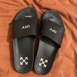 Off White Slides Size 10