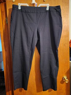 Croft and Barrow Black Pull-On Dress Pants
