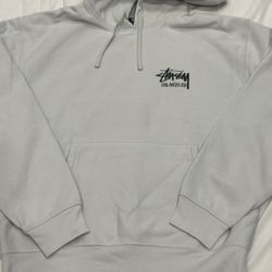 Grey Stussy Authentic Hoodie