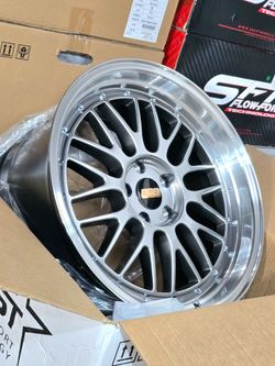 19x9.5 NEW BBS LM REPS WHEELS/RIMS. MST LEMAN. 5X114.3