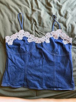 Jean tank top