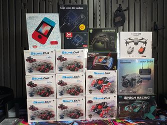 Early Christmas Bundle 16pc RC Cars Drones Retro Gaming Systems NEW