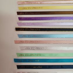 Listones Grabados, Custom Printed Ribbons