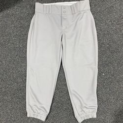 Champro youth medium gray baseball knocker pants with two pockets in back - gently used like new 