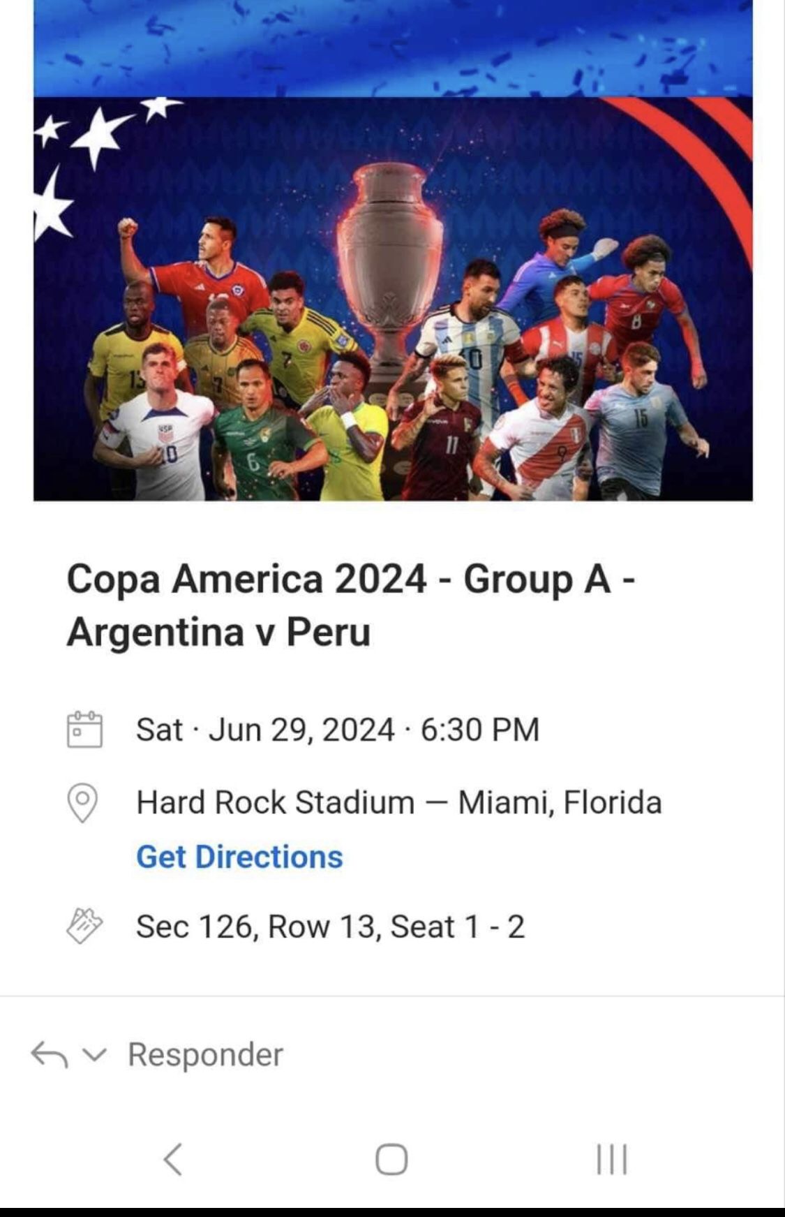 Copa America Arg-Peru