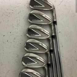 2022 Taylormade Stealth Iron Set 5-PW Used Stiff Flex