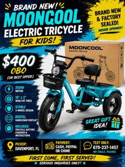 Mooncool Kids Electric Tricycle