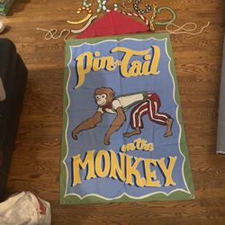 Pottery Barn Kids Pin The Tail On The Monkey Carnival Game
