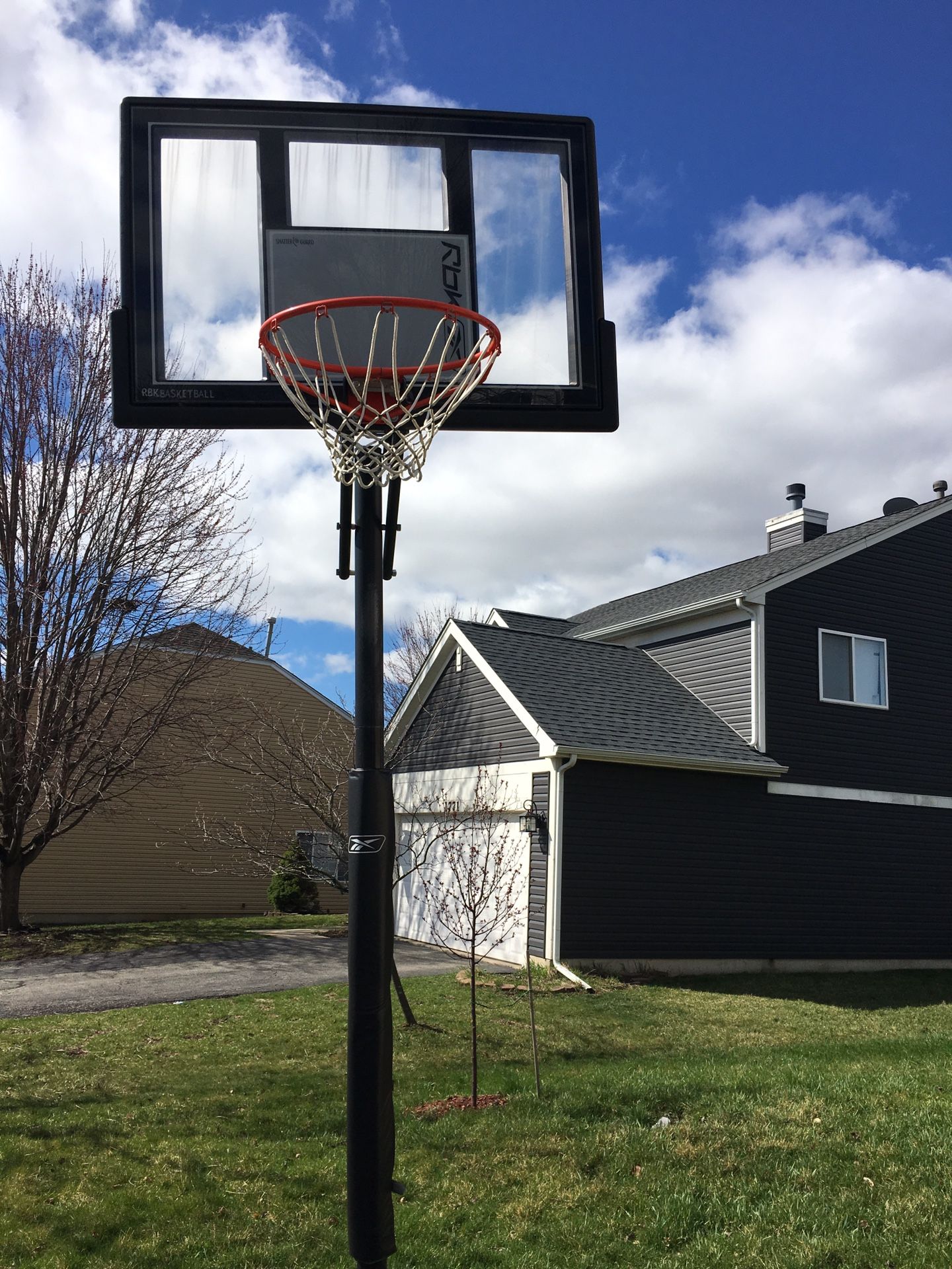 Assembled Reebok Basketball Hoop