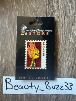 DEC Disney Elemental Ember Stamp Pin 2023 – Limited Edition LE 250 – New/Sealed