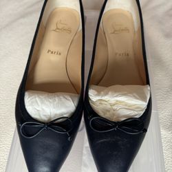 Louboutin leather Flats