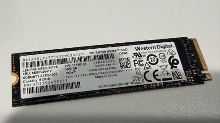 Western Digital PC SN730 NVMe 512GB SSD