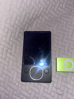 Microsoft Zune 80GB + iPod Shuffle 2nd Gen (Green) — Bundle $60 OBO, Cash Tonight
