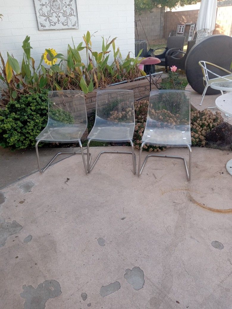 THREE TOBIAS CHAIRS