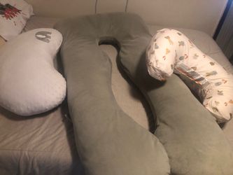 Big body pillow and two small nursing pillow