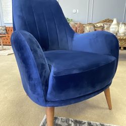 Linea Velvet Stationary Accent Chair