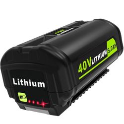 🔥Brand new🔥 5.0Ah Replacement for Ryobi 40V Battery Lithium Ion Compatible with Ryobi Battery 40V Cordless Power 40 Volt Battery OP4040 OP40401 OP40