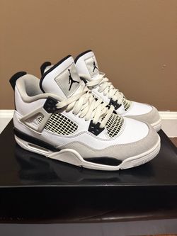 Air Jordan 4 Retro White Cement Sneakers