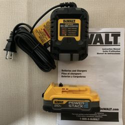 DEWALT. 20V MAX Lithium Ion 1.7Ah PowerStack  Starter  Kit.