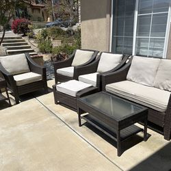 Rattan wicker patio furniture Set 