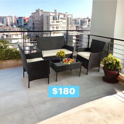 In stock patio furniture (we finance no interest no credit check and deliver )