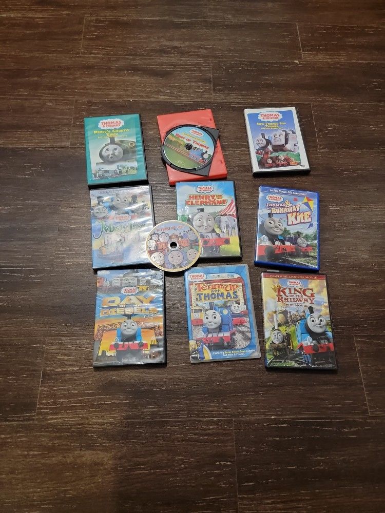 10 Assorted Thomas Dvds