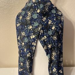 LuLaRoe Disney Nightmare Before Christmas Leggings(Barrel & Lock) 