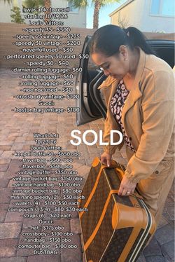 MOVING SALE: LV & MORE
