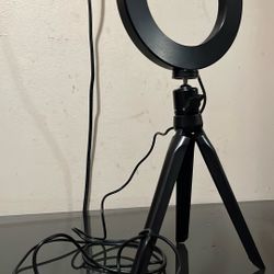 LED Ring Light with tripod stand with 3 light modes and 10 brightness levels