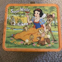 Vintage Snow White and the Seven Dwarves Lunch Box