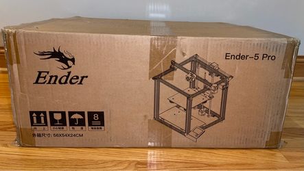 Creality Ender-5 Pro 3D printer in open-box, unused condition